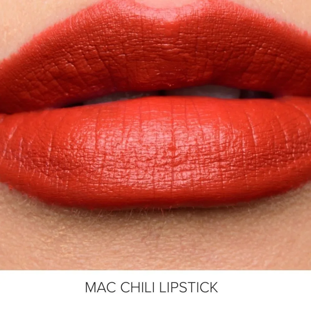 Mac New in the box full size lipstick chilli color Ipsy bag